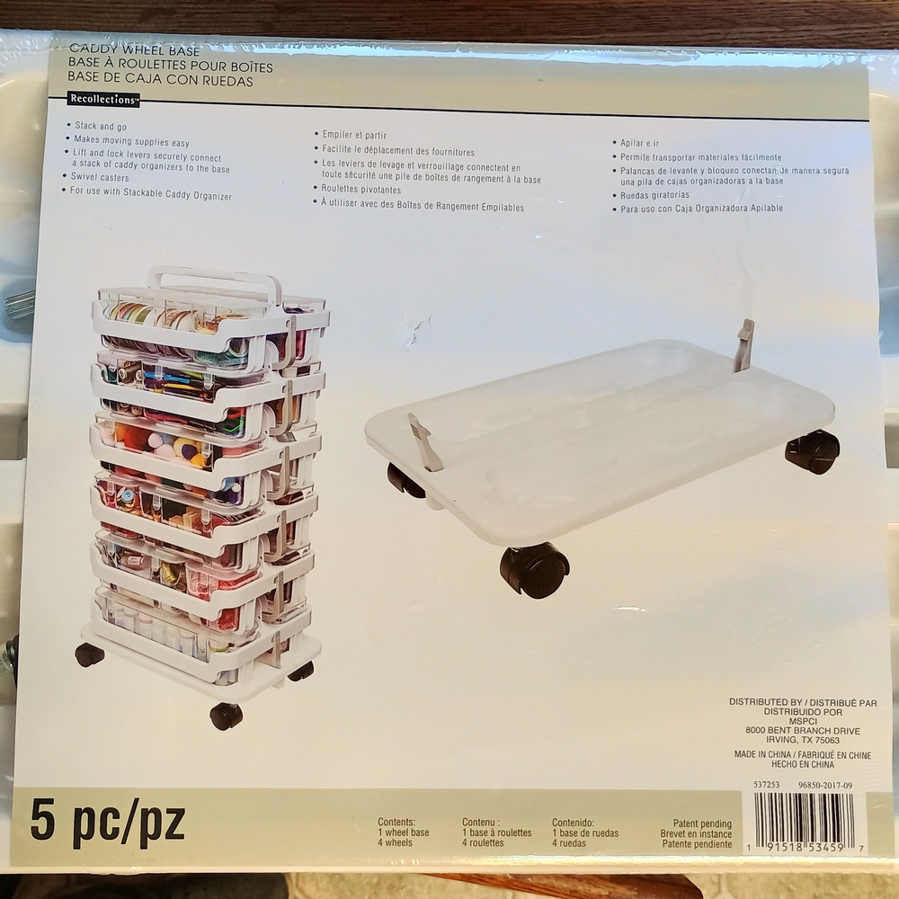 Caddy Wheel Base For Stacking Bins